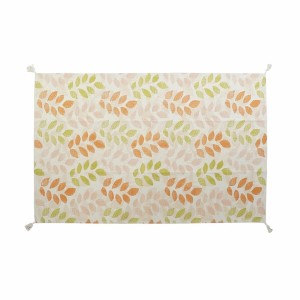 Teppich DKD Home Decor Beige Bunt Pflanzenblatt (120 x 180 x 1 cm)