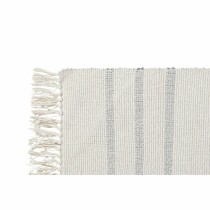 Carpet DKD Home Decor 120 x 180 x 0,75 cm Grey Polyester White Fringe Boho (2 Units)