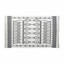 Teppich DKD Home Decor Schwarz Weiß Ikat (120 x 180 x 0,7 cm)