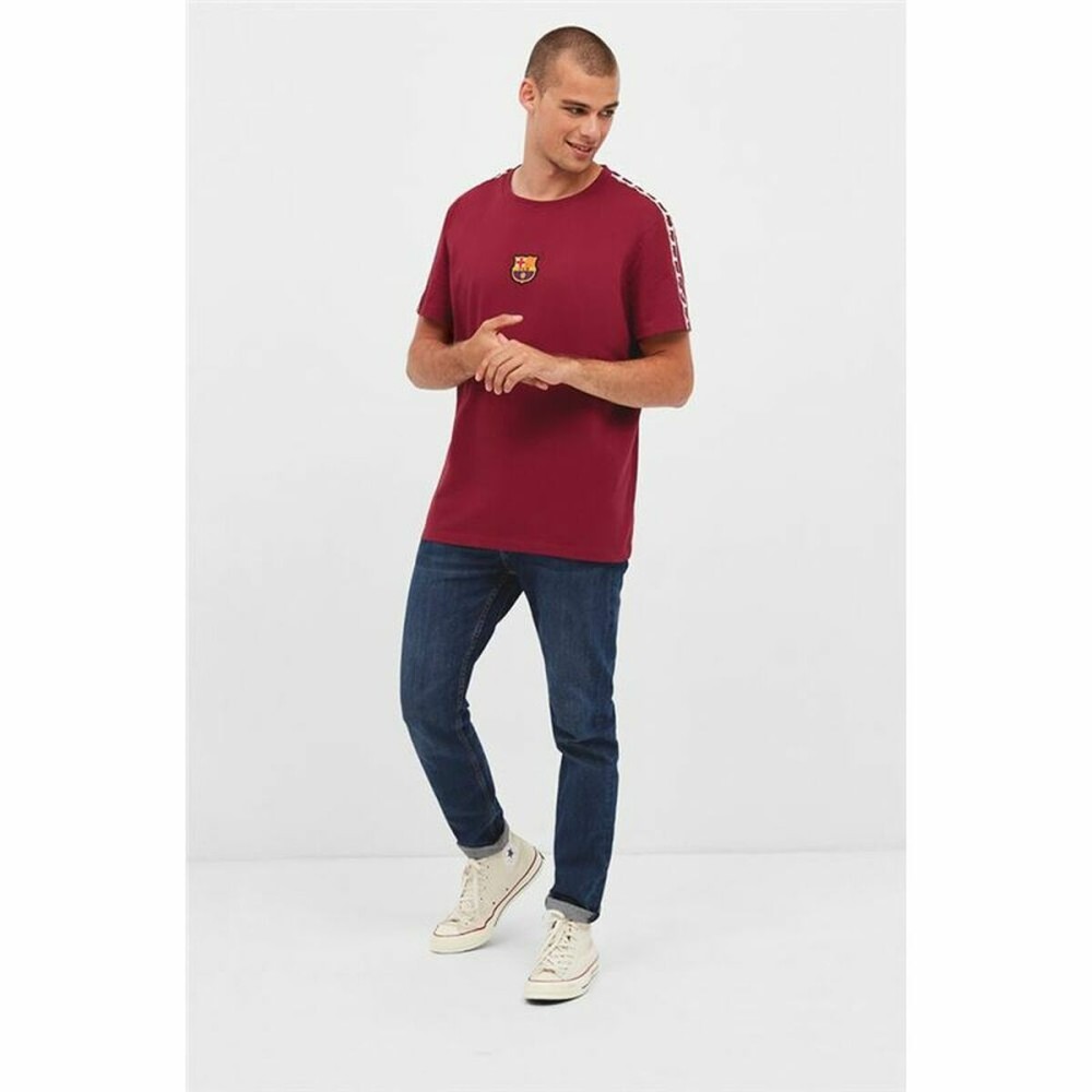 Maillot de Football à Manches Courtes pour Homme F.C. Barcelona Marron