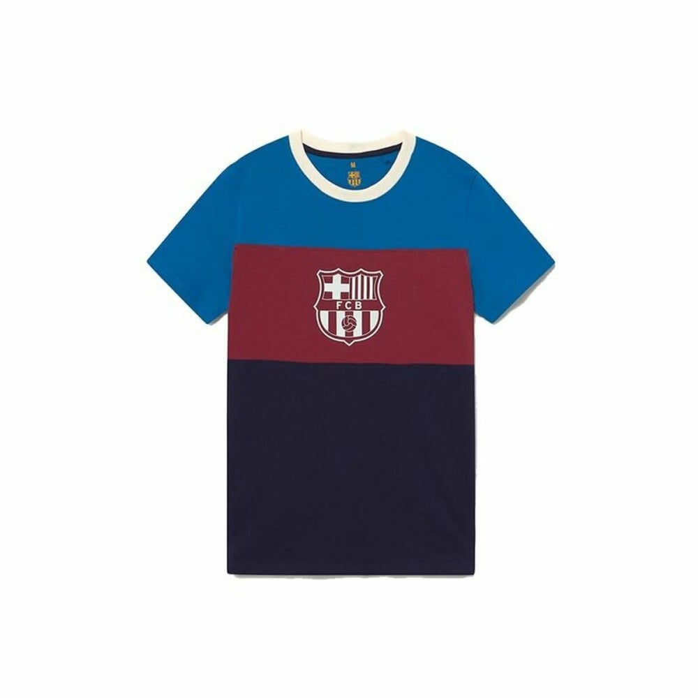 Kurzarm Fußballshirt für Kinder F.C. Barcelona Rot