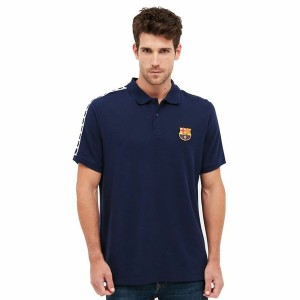 Herren Kurzarm-Poloshirt F.C. Barcelona Marineblau