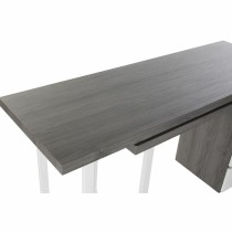 Desk DKD Home Decor Natural Grey Metal MDF (150 x 120 x 75 cm)