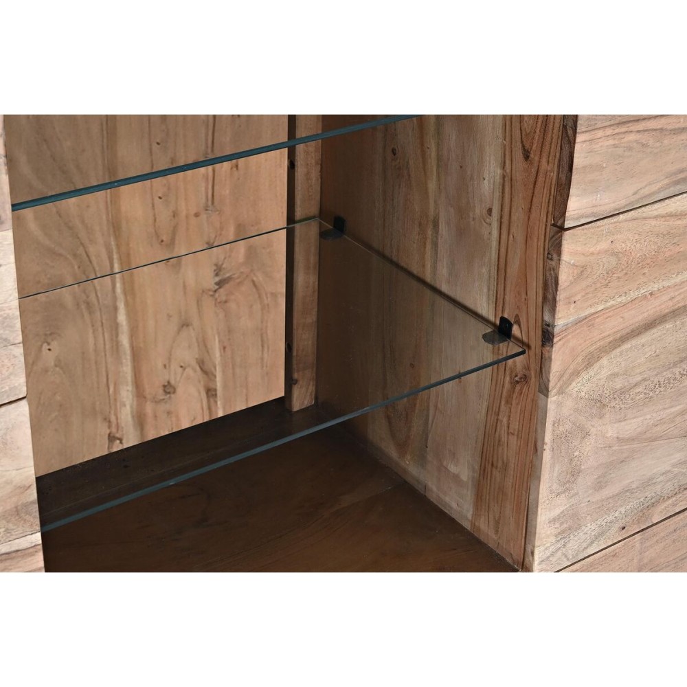 Schrank DKD Home Decor   145 x 40 x 153 cm Kristall Braun Akazienholz