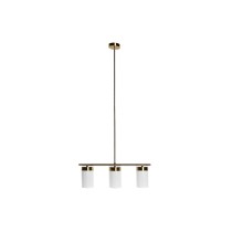 Deckenlampe DKD Home Decor Weiß Gold Metall Kristall 60 x 15 x 25 cm