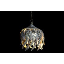 Ceiling Light DKD Home Decor Grey 220 V 50 W (33 x 33 x 40 cm)