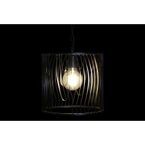 Suspension DKD Home Decor Noir 220 V 50 W (30 x 30 x 28 cm)