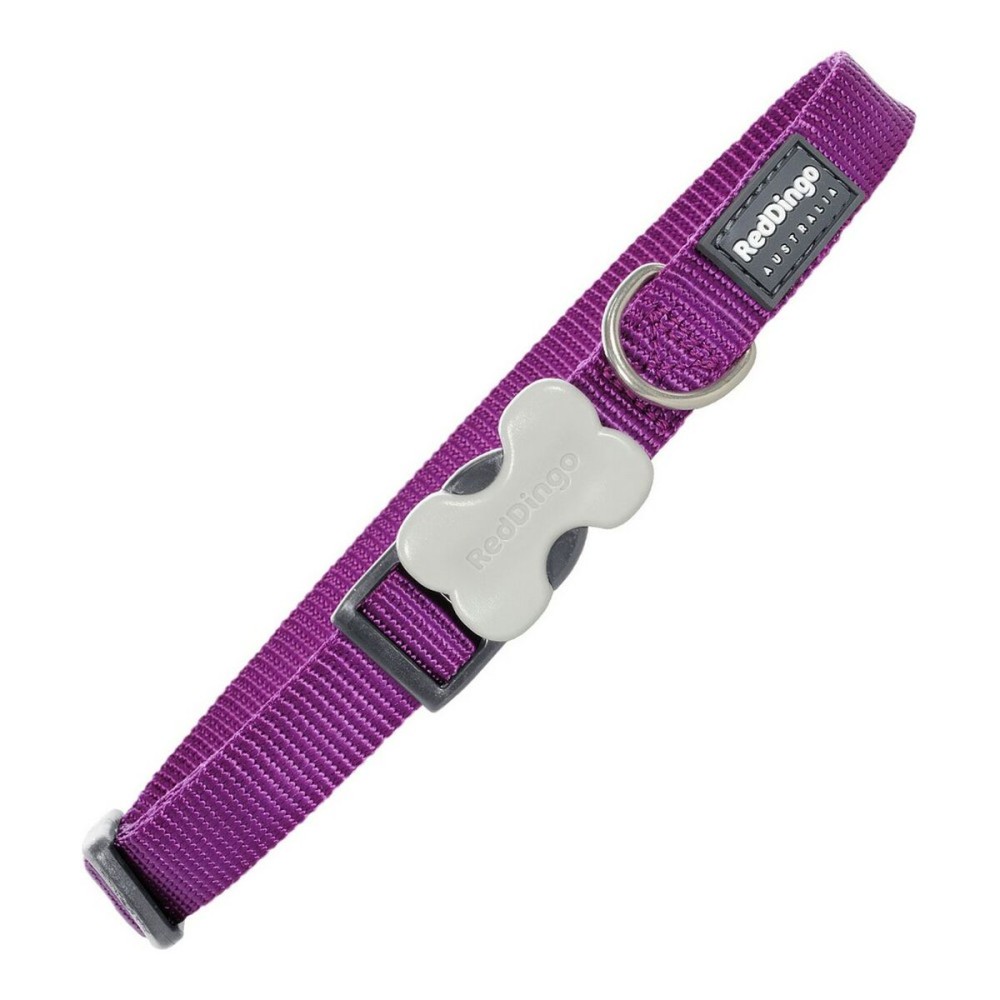 Dog collar Red Dingo Smooth Purple (1,2 x 20-32 cm)