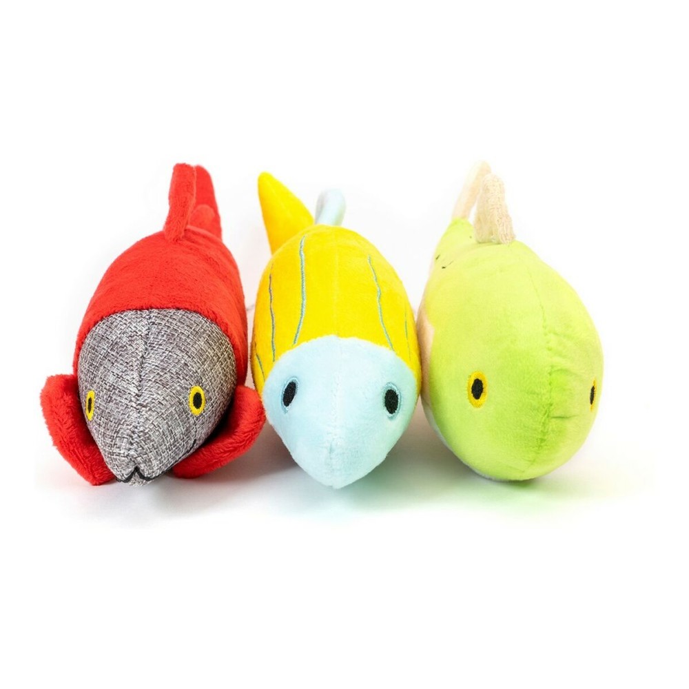 Dog toy Gloria Linkin 6 x 8 x 25 cm Fish Polyester polypropylene