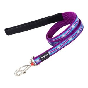 Dog Lead Red Dingo Purple 2 x 120 cm