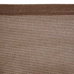 Voiles d'ombrage Auvent 5 x 5 m Chocolat Polyéthylène 500 x 500 x 0,5 cm