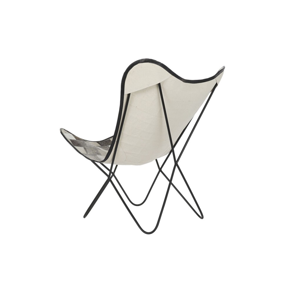 Esszimmerstuhl DKD Home Decor Weiß Schwarz Beige Grau 74 x 70 x 90 cm