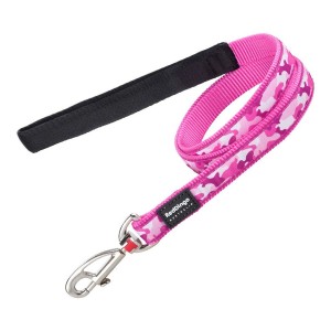 Dog Lead Red Dingo Camouflage Fuchsia (2 x 120 cm)