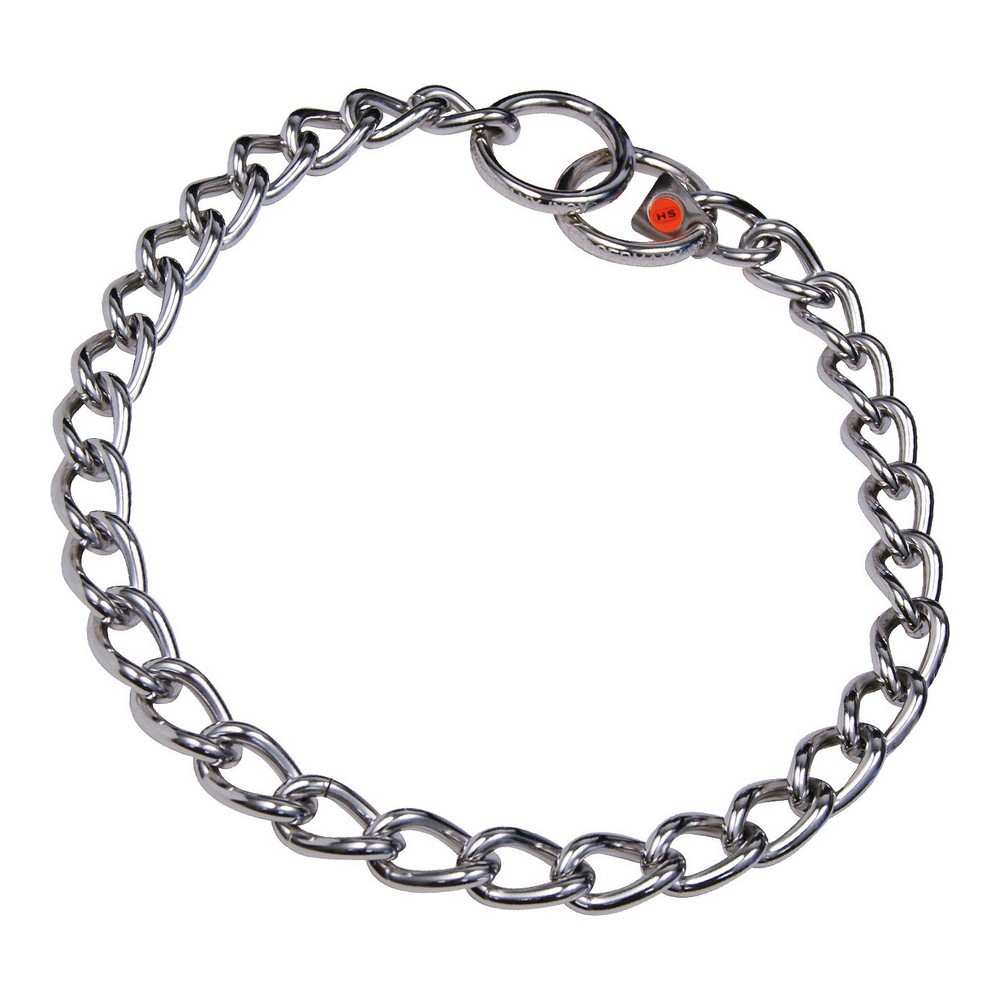 Collier pour Chien Hs Sprenger Maillons Argenté 4 mm Torsadé 65 cm