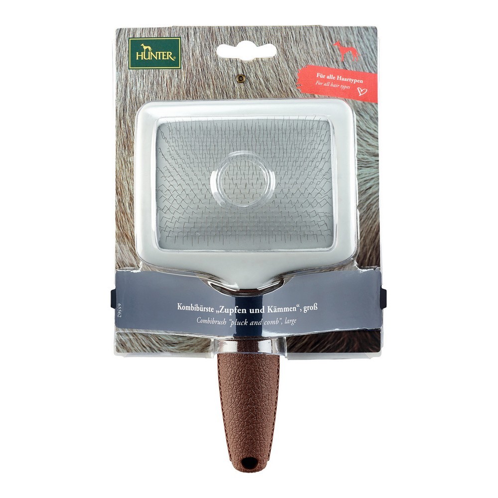 Brosse pour carder Hunter 2 en 1