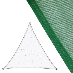 Voiles d'ombrage Auvent 3,5 x 3,5 m Vert Polyéthylène 350 x 350 x 0,5 cm