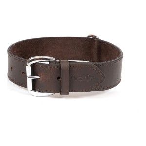 Dog collar Gloria Brown (85 x 4 cm)