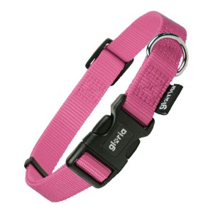 Hundehalsband Gloria weich 27-37 cm Rosa S