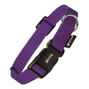 Hundehalsband Gloria weich 36-70 cm L Lila