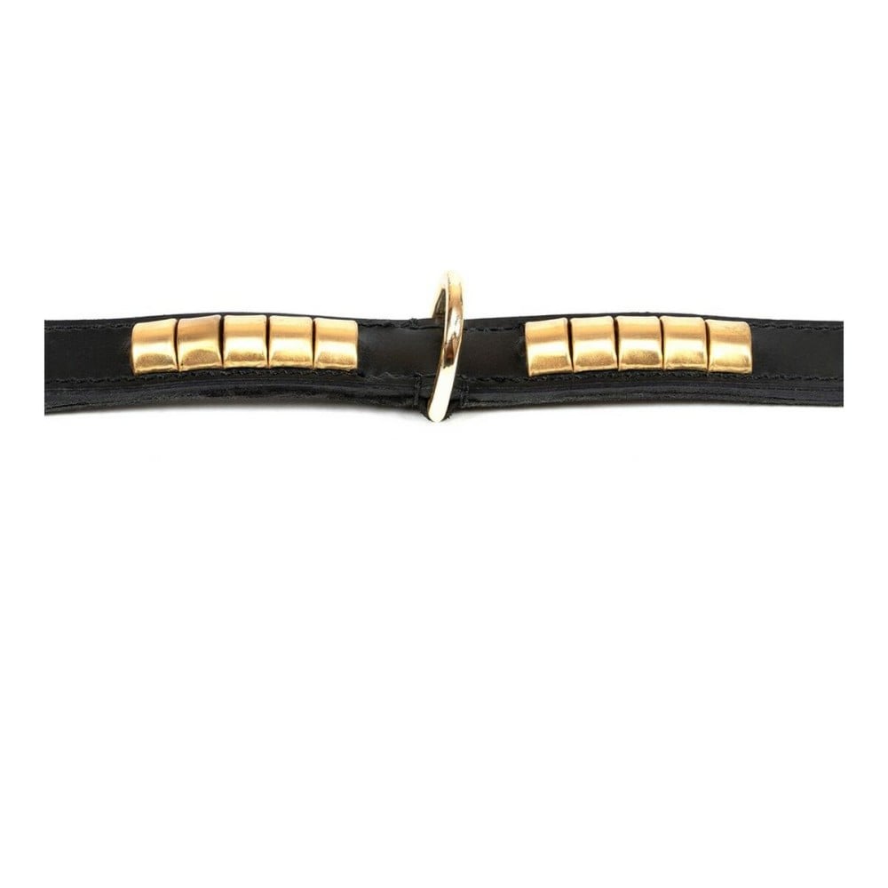 Hundehalsband Gloria Duna Schwarz Gold 40 cm (40 x 2 cm)