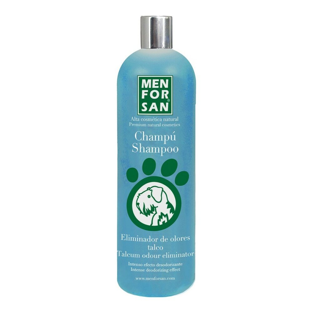 Shampoing pour animaux de compagnie Menforsan Talc en poudre 1 L Chien Élimination des odeurs