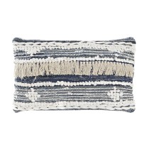 Coussin DKD Home Decor 60 x 15 x 40 cm Rayures Noir Blanc