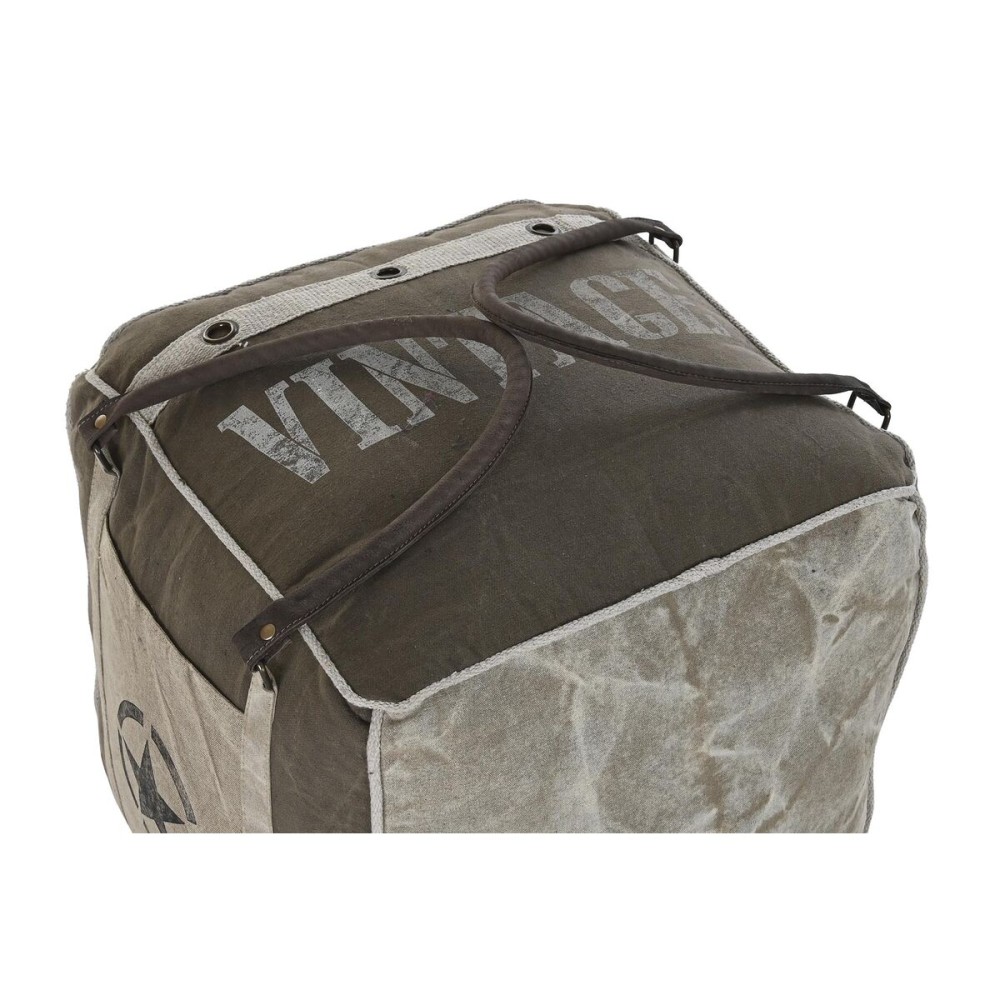 Coussin DKD Home Decor De Sol 42 x 42 x 43 cm Gris Vintage