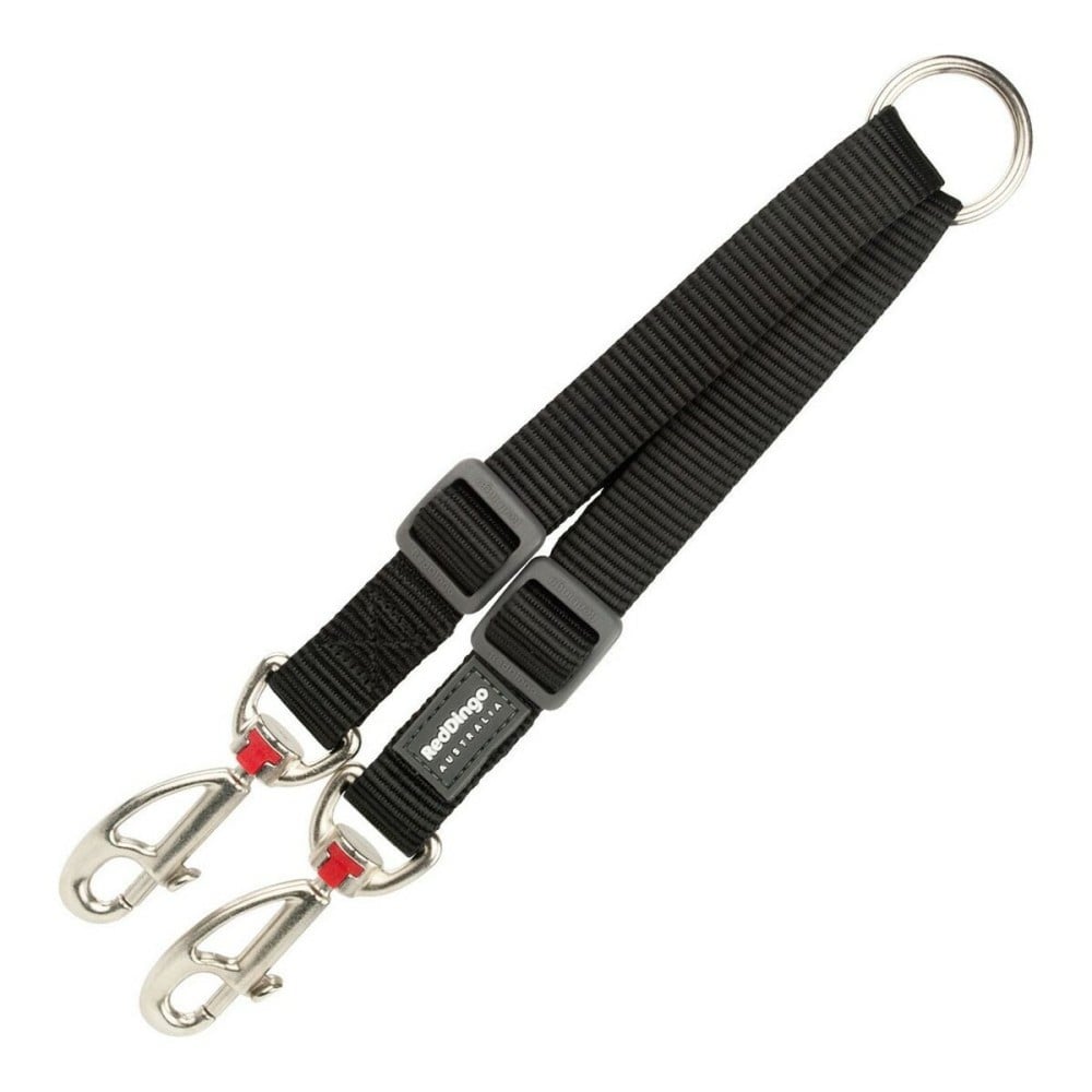 2 Hundeleinen-Koppler Red Dingo 1.2 x 16.5-22 cm Schwarz