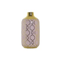 Vase DKD Home Decor Rosa Gold Porzellan Orientalisch Verchromt 13 x 13 x 26 cm