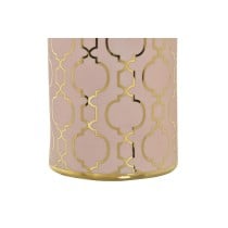 Vase DKD Home Decor 13,5 x 13,5 x 36 cm Porzellan Rosa Gold Orientalisch Verchromt