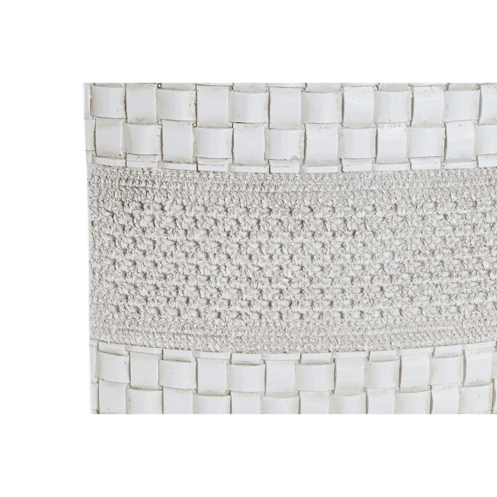 Vase DKD Home Decor White Resin Modern (30 x 10 x 45 cm)