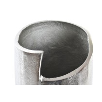 Vase DKD Home Decor Silver Aluminium Modern Face 15 x 13 x 31 cm