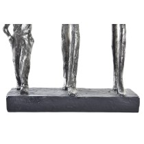 Deko-Figur DKD Home Decor Silberfarben Schwarz Harz Moderne Familie (26 x 11,5 x 41,5 cm)