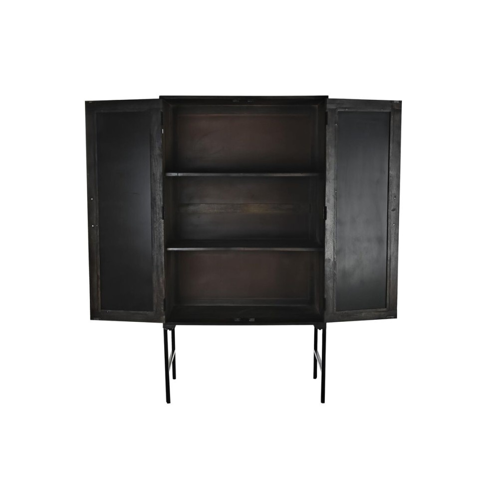 Buffet DKD Home Decor Bois Bois de manguier Marron Noir 85 x 40 x 162,5 cm