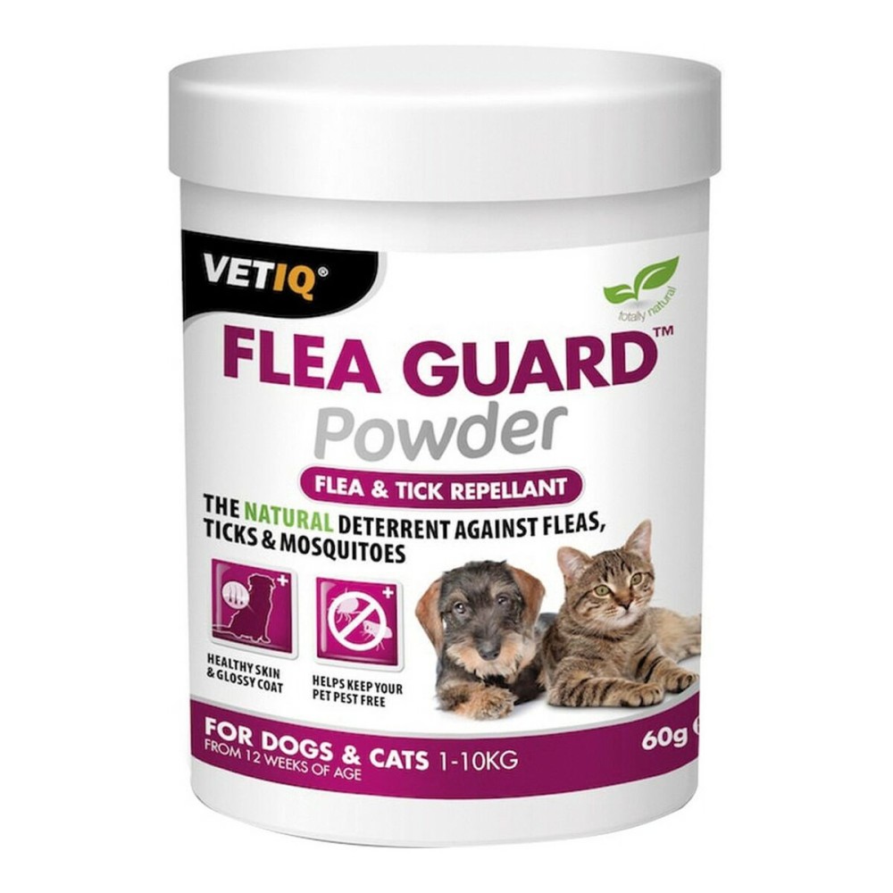 Lutte contre les insectes Planet Line Flea Guard Powder Chats Chien (60 g)