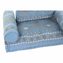 Gartenstuhl DKD Home Decor Blau 90 x 50 x 55 cm