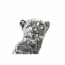 Decorative Figure DKD Home Decor Silver Leopard Resin (19,5 x 16 x 31,5 cm)