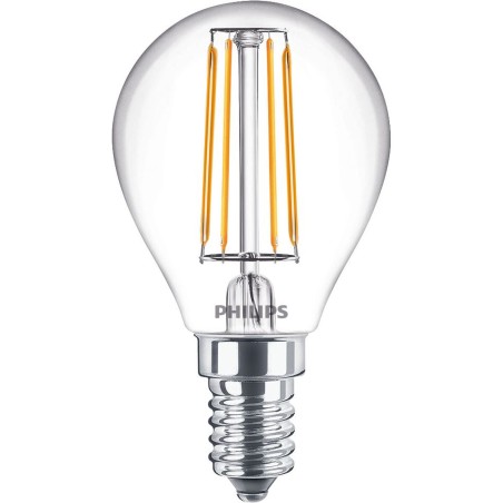 Spherical LED Light Bulb Philips Equivalent E14 40 W F (4000 K)