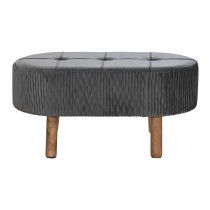 Bench DKD Home Decor   Grey Natural Dark grey Wood 80 x 46 x 38 cm