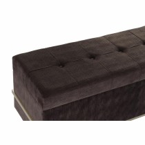 Hocker DKD Home Decor   Gold Metall Braun (120 x 42 x 48 cm)