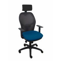 Bürostuhl mit Kopfstütze P&C 10CRNCR Marineblau