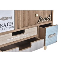 Box-Schmuckkästchen DKD Home Decor 29 x 14 x 22 cm Holz Braun türkis