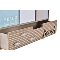 Box-Schmuckkästchen DKD Home Decor Holz Braun türkis 34 x 14 x 24 cm