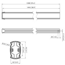 Halterung Vogel's 7225150 80 kg