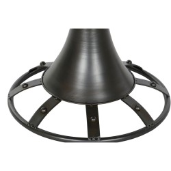 Table d'appoint DKD Home Decor Sapin Noir Métal 60 x 60 x 63,5 cm