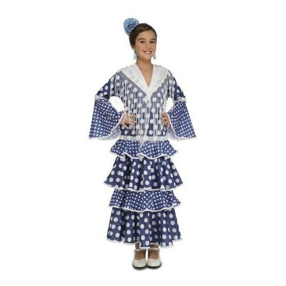 Costume for Children My Other Me Alvero Blue Flamenco Dancer