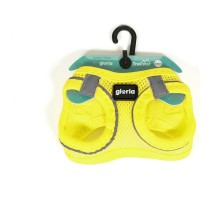 Harnais pour Chien Gloria Air Mesh Trek Star Jaune Taille XXXS (18-20 cm)