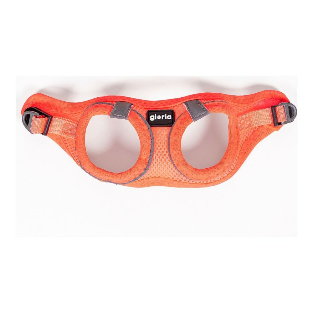 Hundegeschirr Gloria Air Mesh Trek Star Einstellbar Orange (18-20 cm)