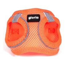 Harnais pour Chien Gloria Air Mesh Trek Star Réglable Orange L (33,4-35 cm)