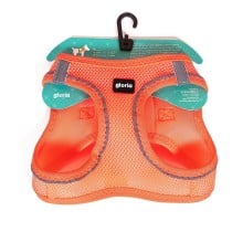 Hundegeschirr Gloria Air Mesh Trek Star Einstellbar Orange L (33,4-35 cm)